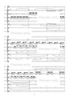 Chaconne from J.S. Bach Partita II for Solo Violin in D minor - Clarinet Octet Clarinet Quartet scores gallery preview page 8