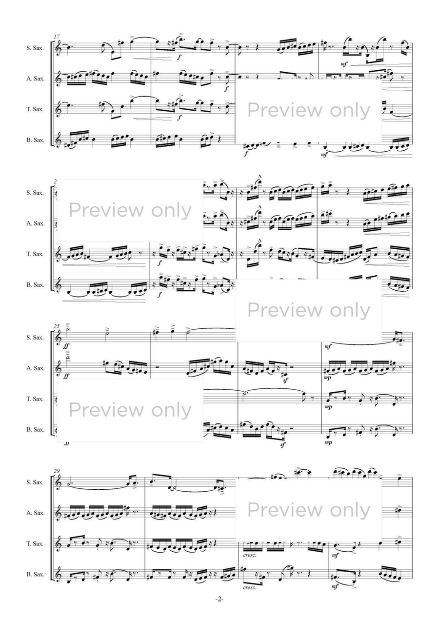 Life Index - Saxophone Quartet Saxophone Quartet scores gallery preview page 3
