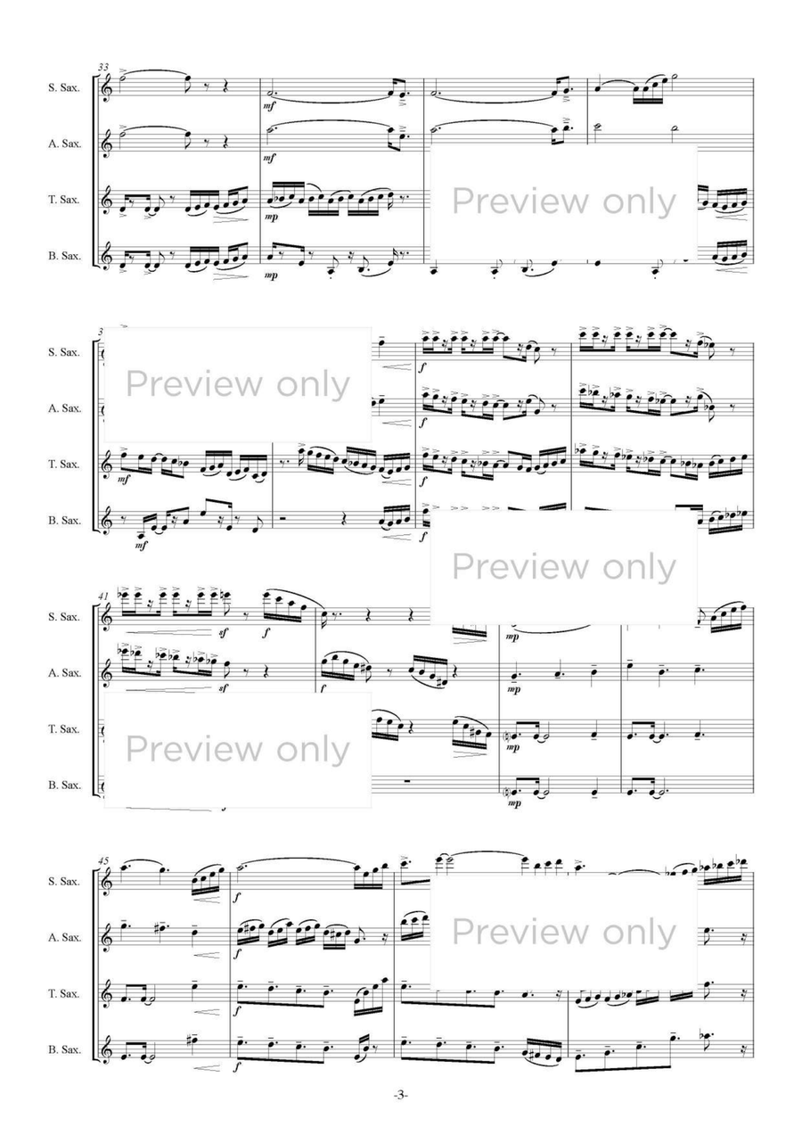 Life Index - Saxophone Quartet Saxophone Quartet scores gallery preview page 4