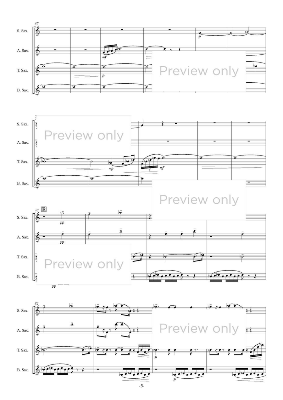 Life Index - Saxophone Quartet Saxophone Quartet scores gallery preview page 6