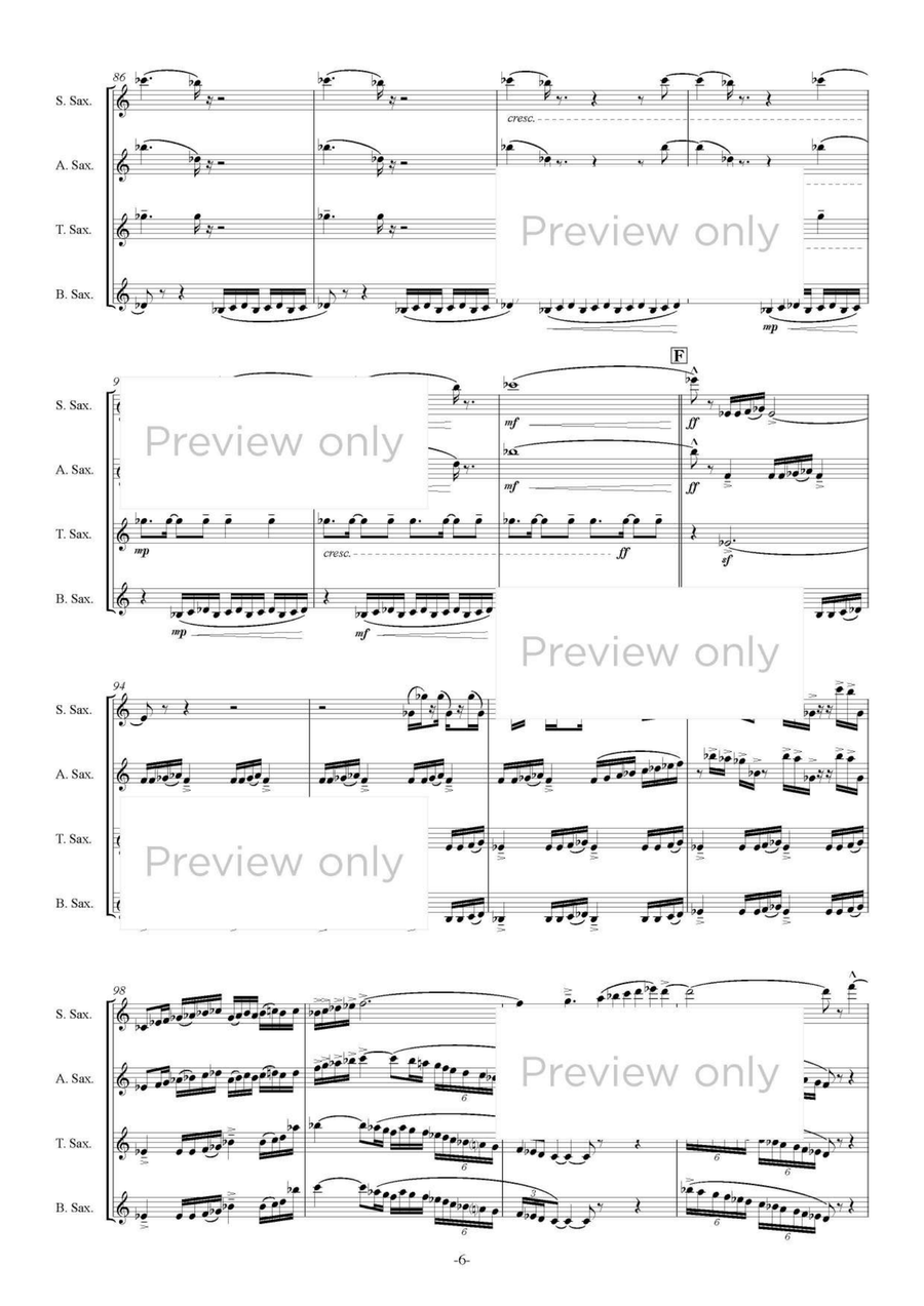Life Index - Saxophone Quartet Saxophone Quartet scores gallery preview page 7