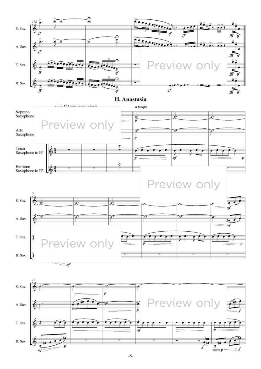 Life Index - Saxophone Quartet Saxophone Quartet scores gallery preview page 9