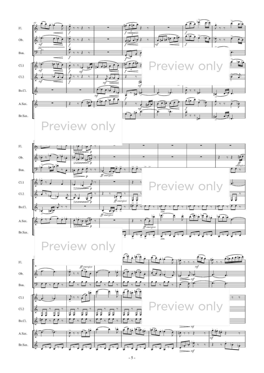 Tarantella - Woodwind Octet Chamber Music scores gallery preview page 6