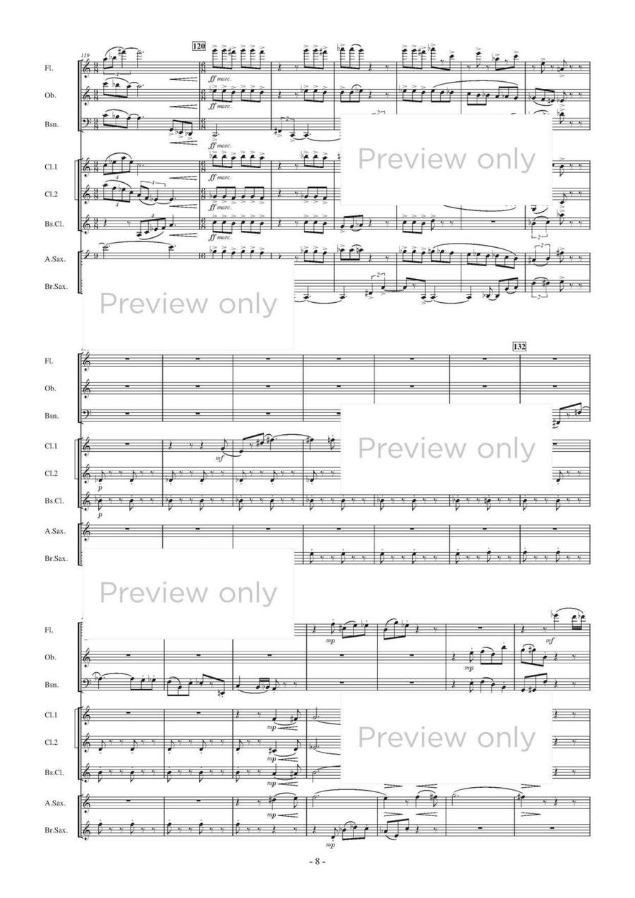 Tarantella - Woodwind Octet Chamber Music scores gallery preview page 9