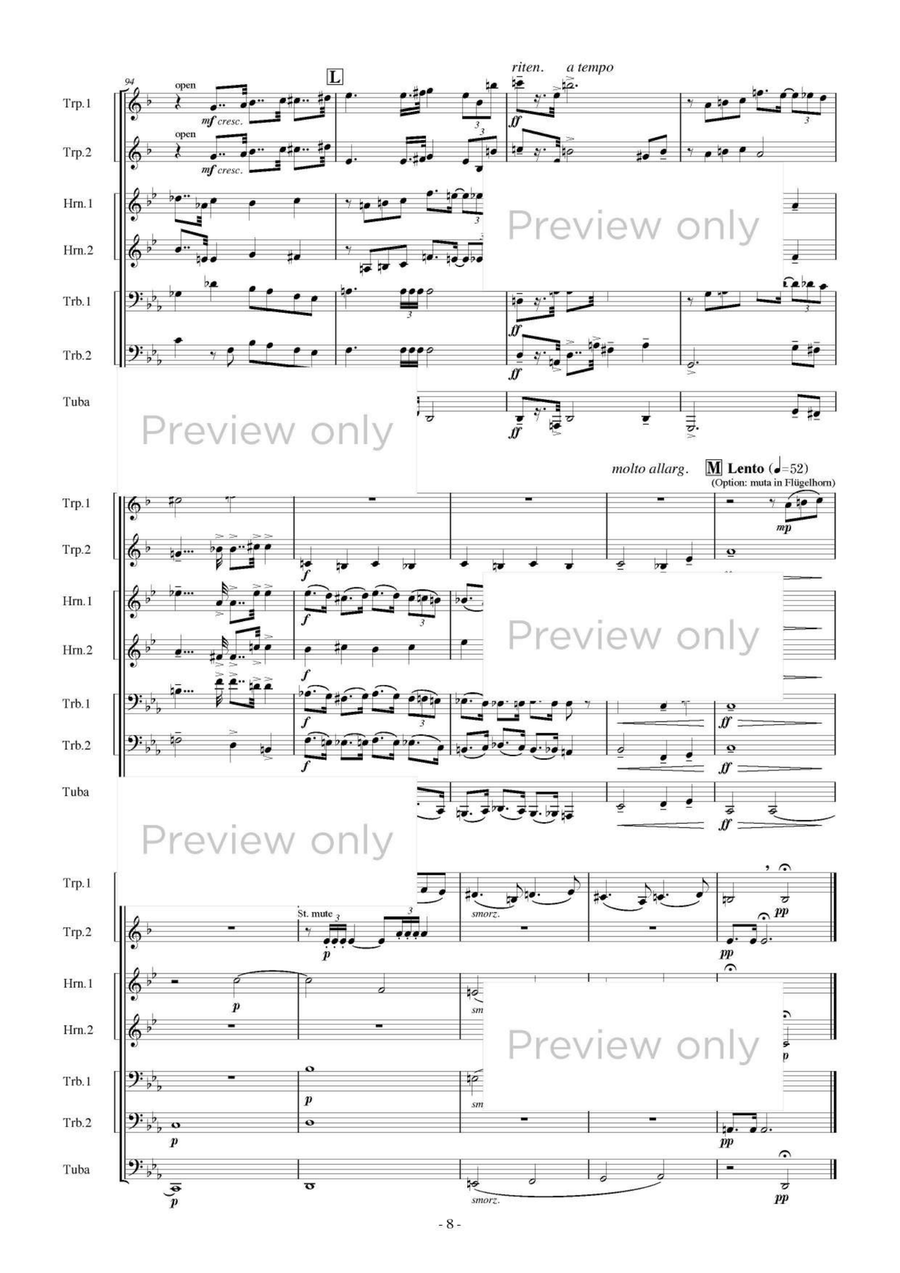 Music for Cyrano de Bergerac - Brass Septet Chamber Music scores gallery preview page 9