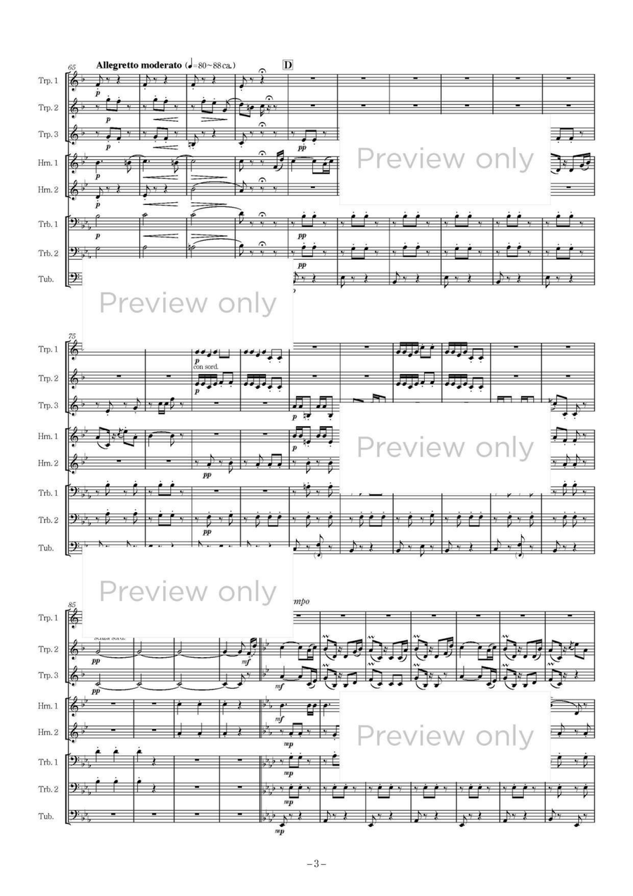 Die Fledermaus Fantasy - Brass Octet Horn scores gallery preview page 4