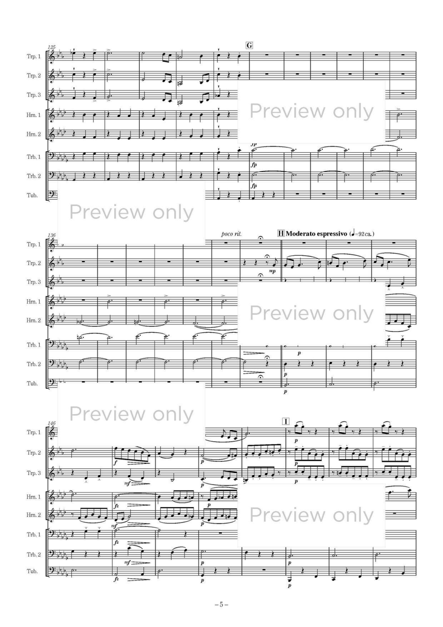Die Fledermaus Fantasy - Brass Octet Horn scores gallery preview page 6