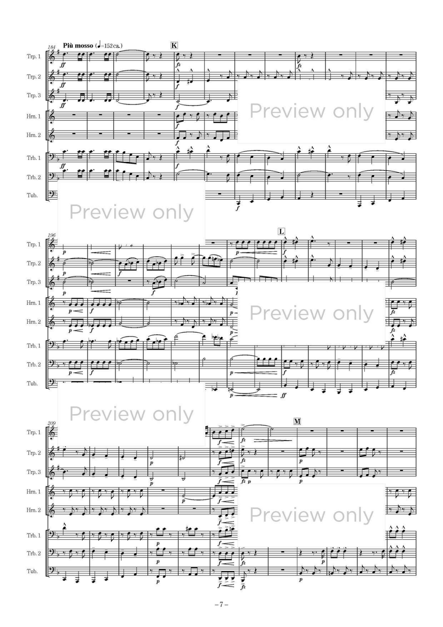 Die Fledermaus Fantasy - Brass Octet Horn scores gallery preview page 8