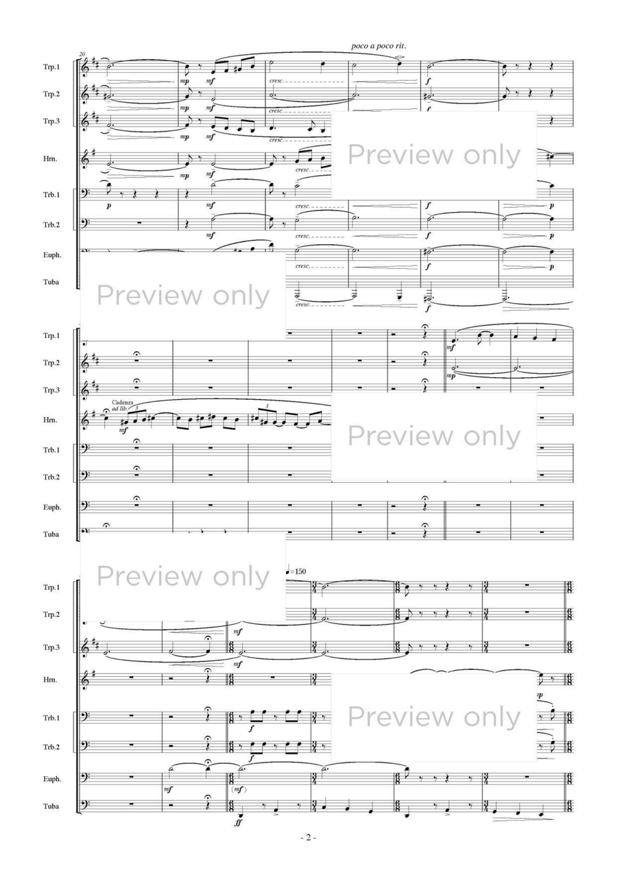Tracks from Mammoth Cave - Brass Octet Euphonium scores gallery preview page 3
