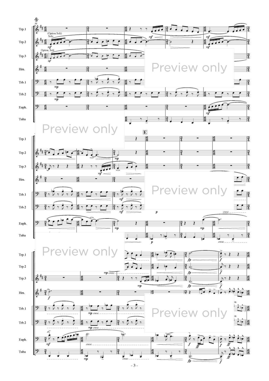 Tracks from Mammoth Cave - Brass Octet Euphonium scores gallery preview page 4
