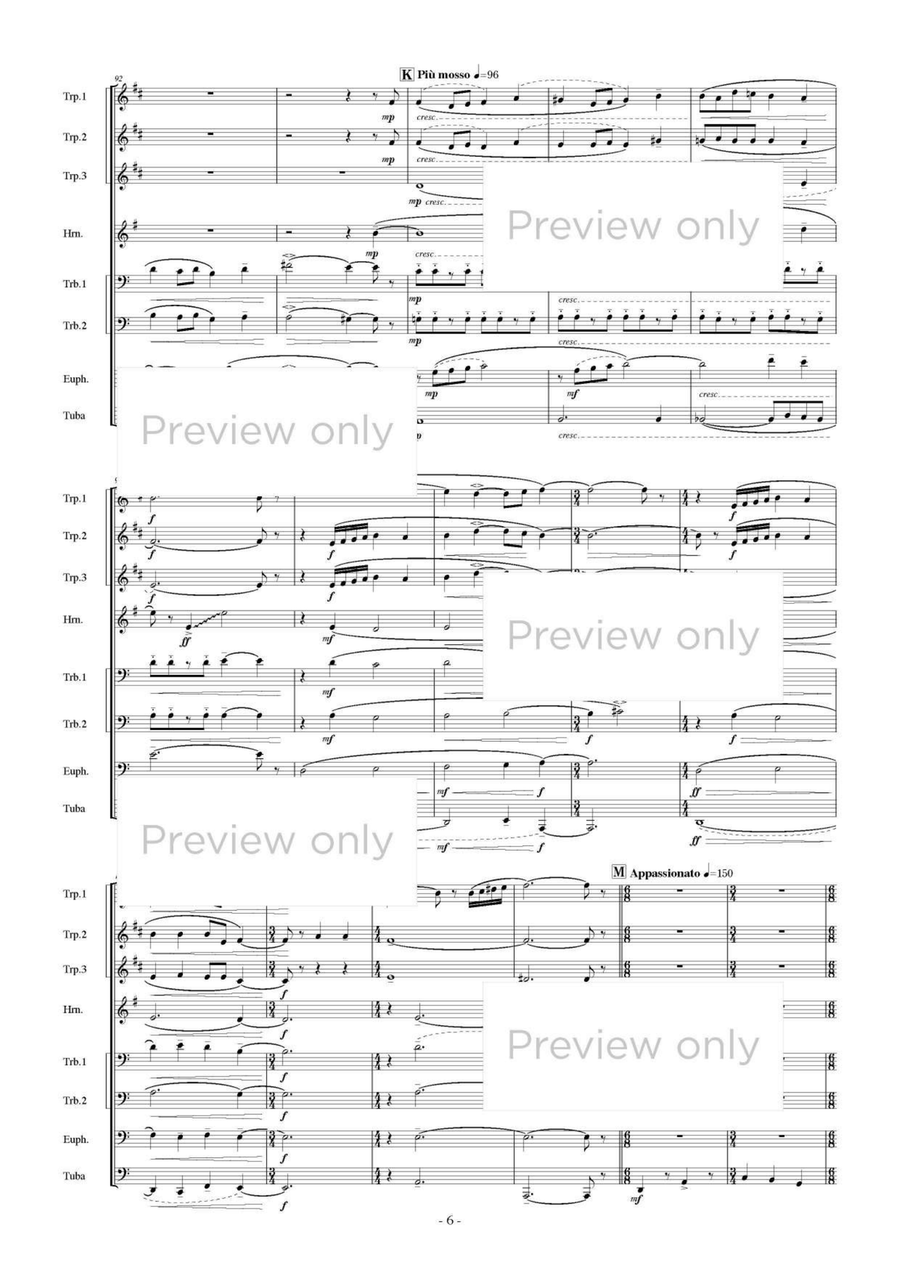 Tracks from Mammoth Cave - Brass Octet Euphonium scores gallery preview page 7