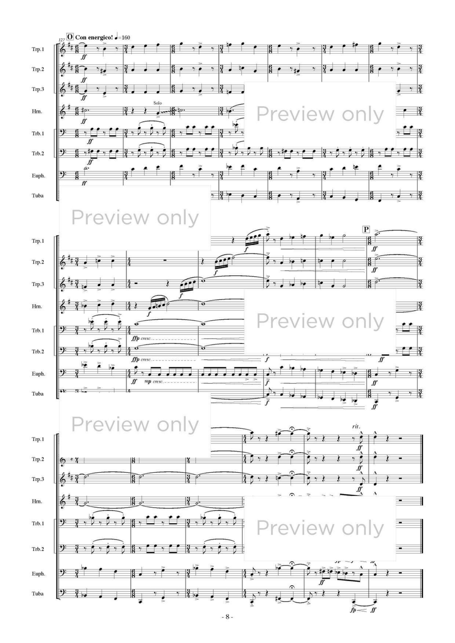 Tracks from Mammoth Cave - Brass Octet Euphonium scores gallery preview page 9