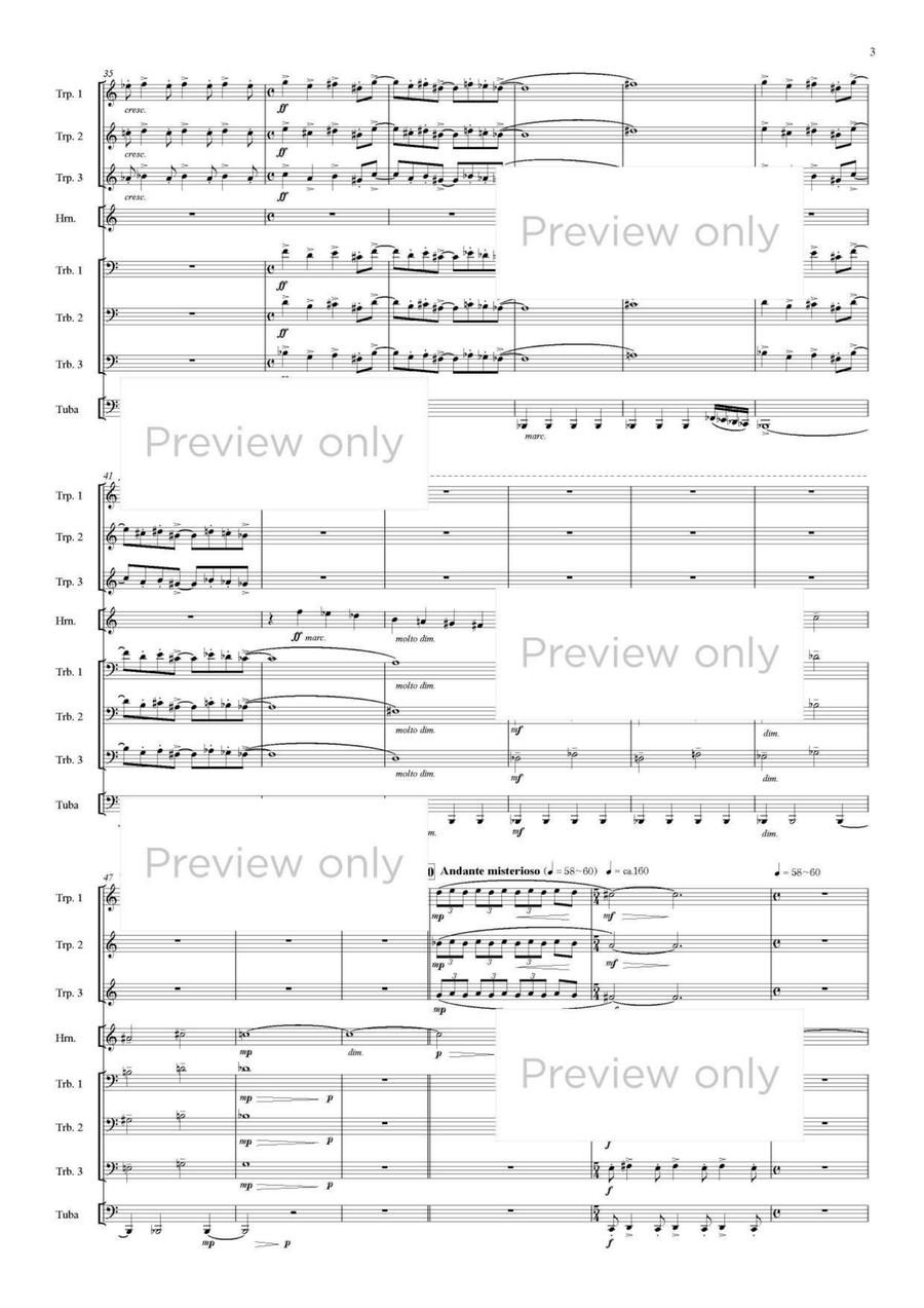 Cat's Eye - Brass Octet Cat's Eye - Brass Octet Horn scores gallery preview page 4