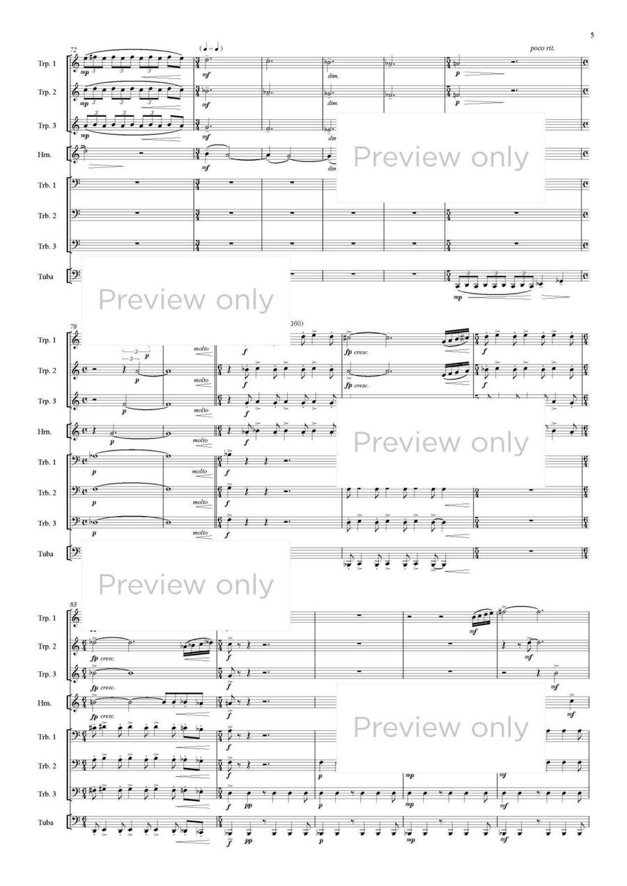 Cat's Eye - Brass Octet Cat's Eye - Brass Octet Horn scores gallery preview page 6