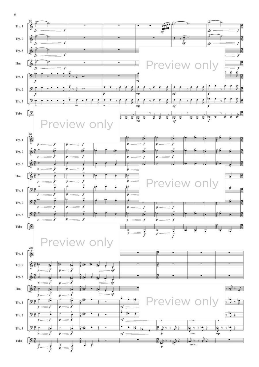 Cat's Eye - Brass Octet Cat's Eye - Brass Octet Horn scores gallery preview page 7