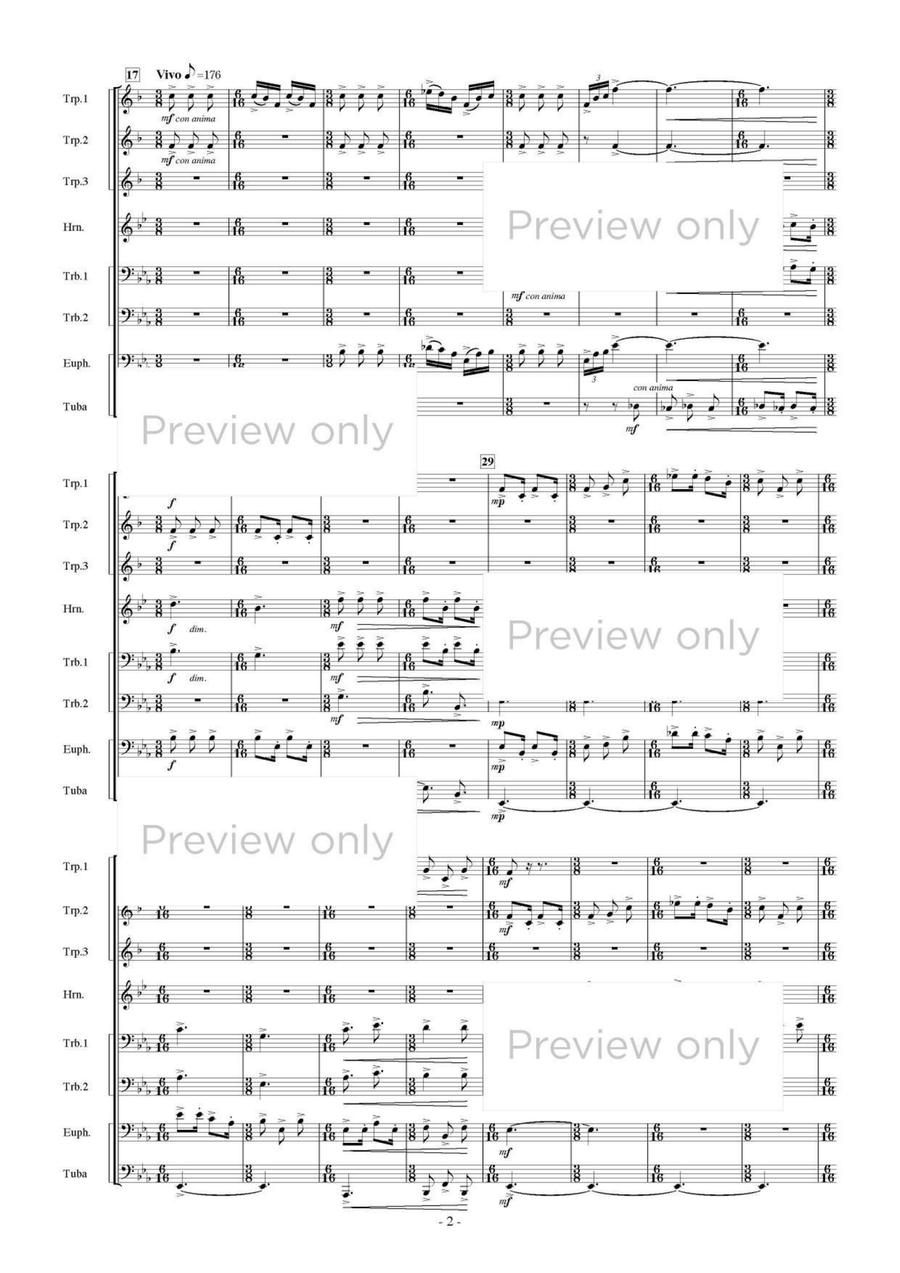 Alejandro - Brass Octet Alejandro - Brass Octet Euphonium scores gallery preview page 3