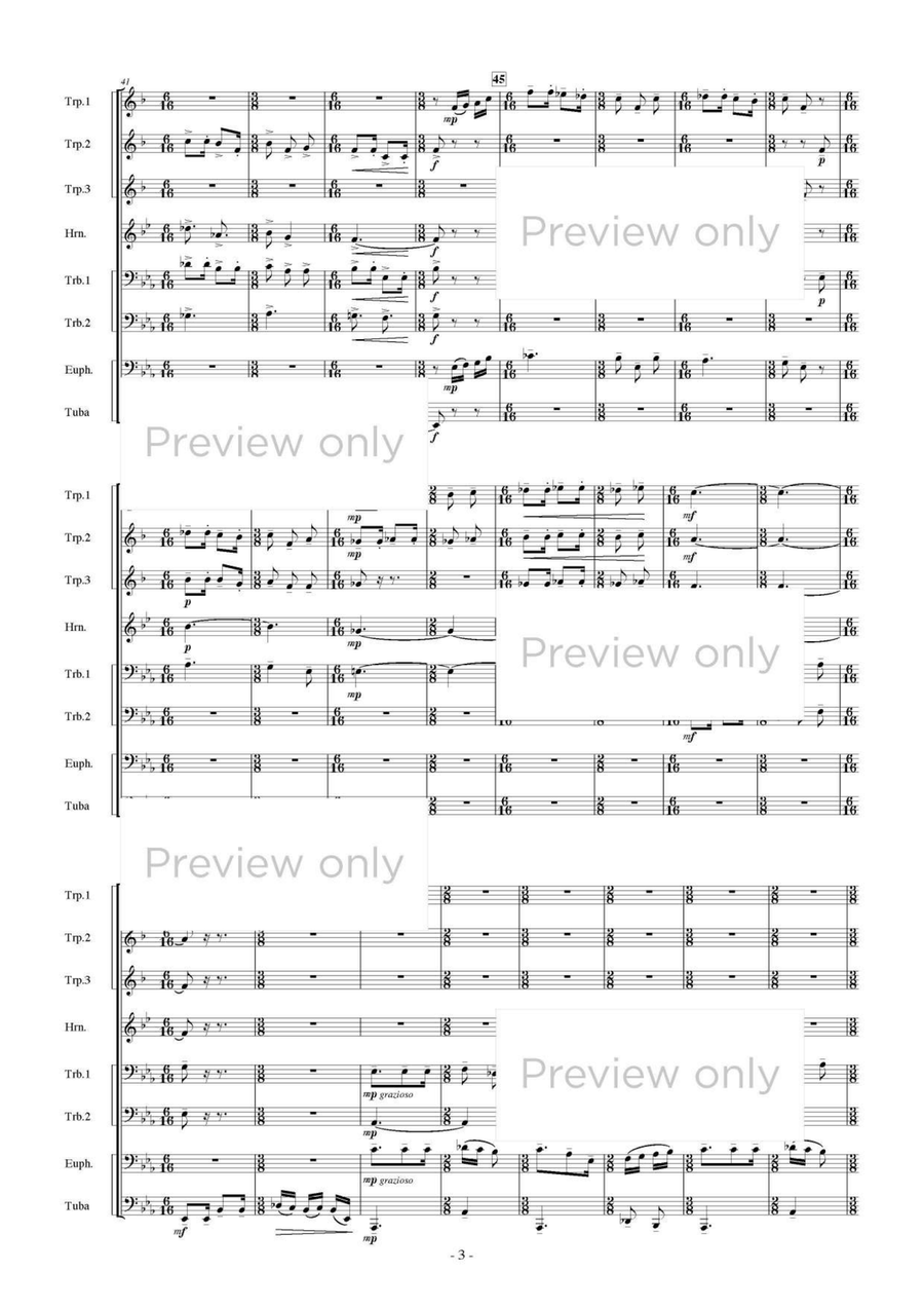 Alejandro - Brass Octet Alejandro - Brass Octet Euphonium scores gallery preview page 4