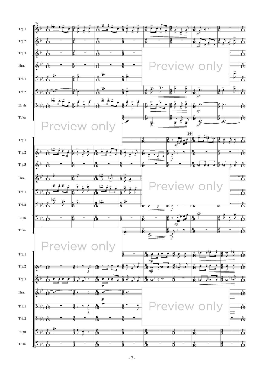 Alejandro - Brass Octet Alejandro - Brass Octet Euphonium scores gallery preview page 8