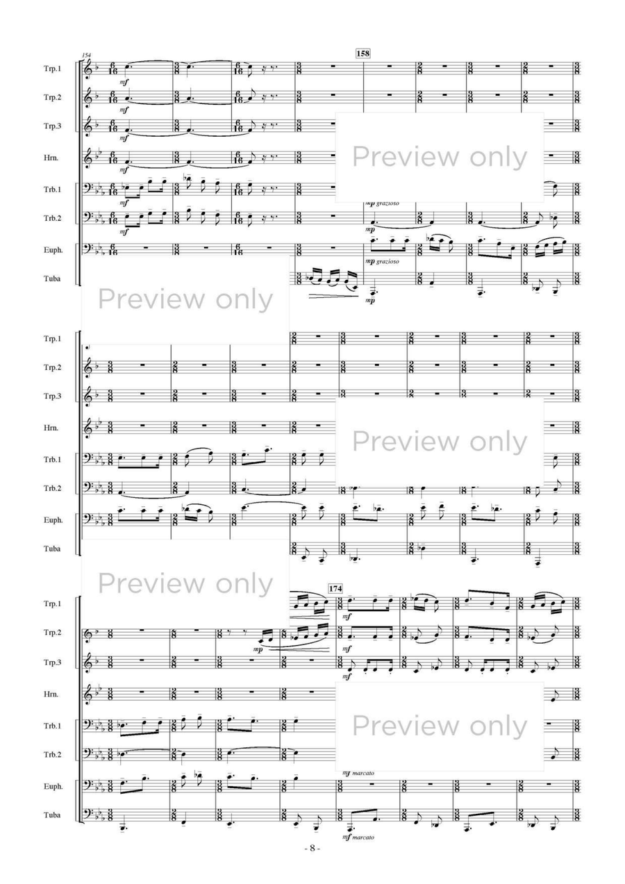Alejandro - Brass Octet Alejandro - Brass Octet Euphonium scores gallery preview page 9