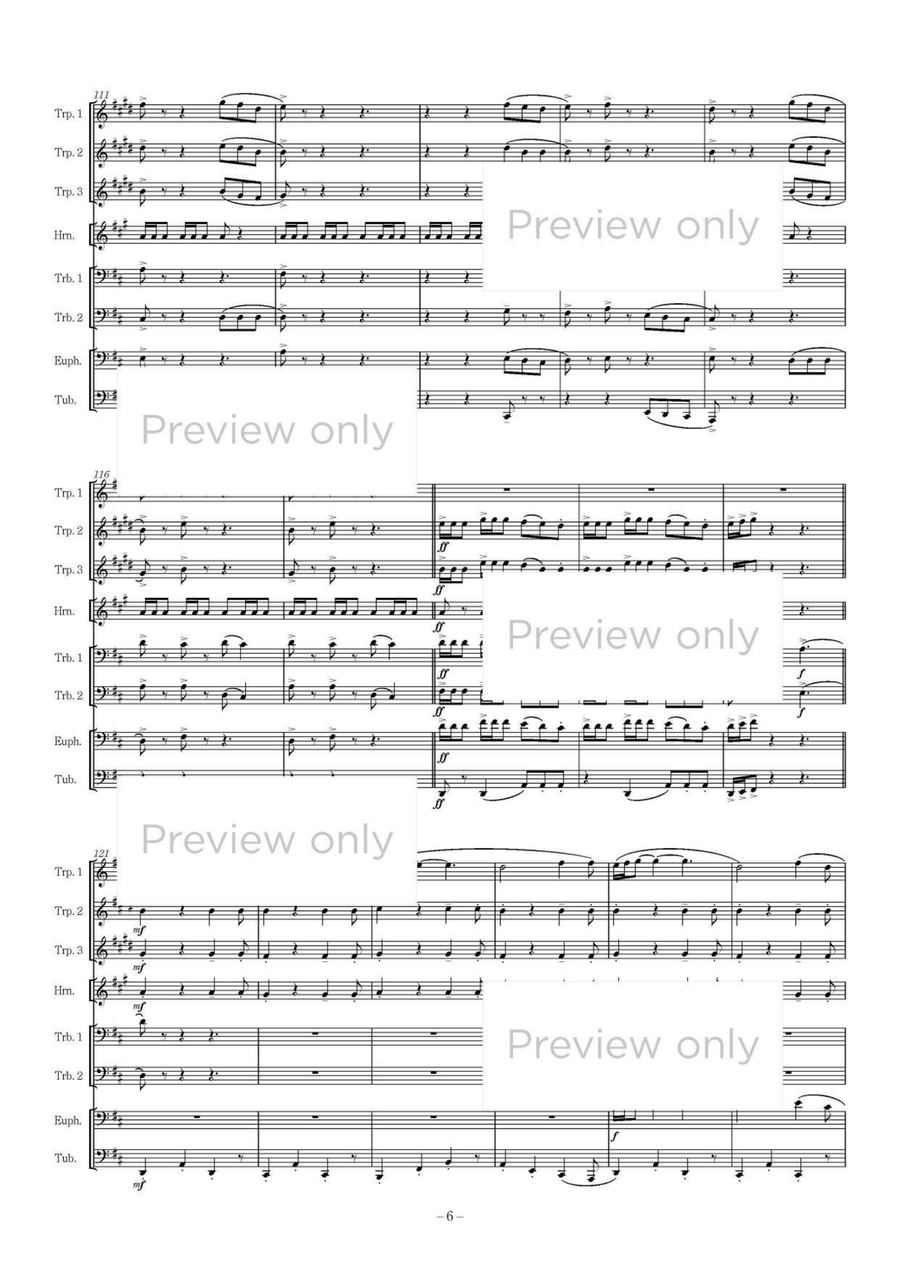 Goal!!! - Brass Octet Goal!!! - Brass Octet Euphonium scores gallery preview page 7