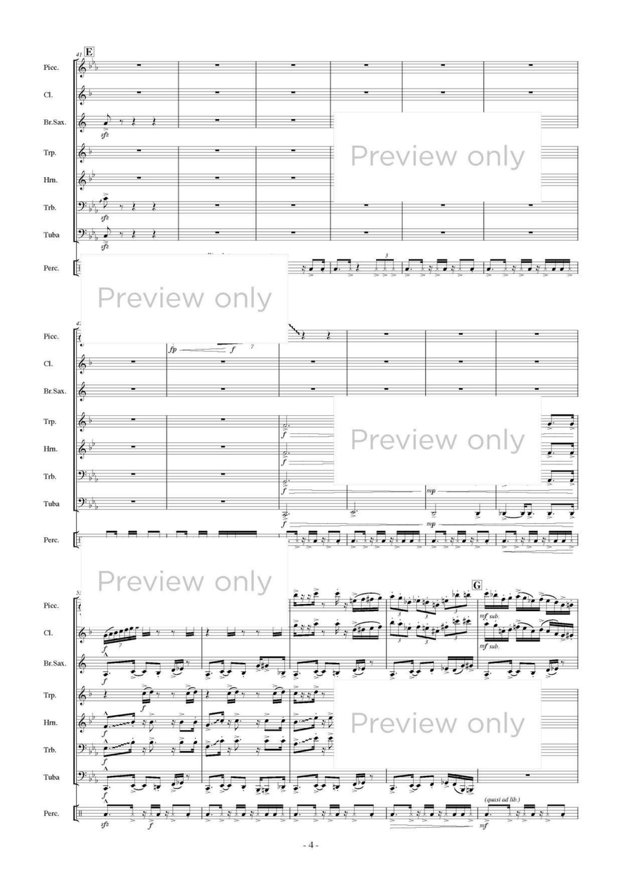 Haworthia - Wind & Percussion Octet Chamber Music scores gallery preview page 5