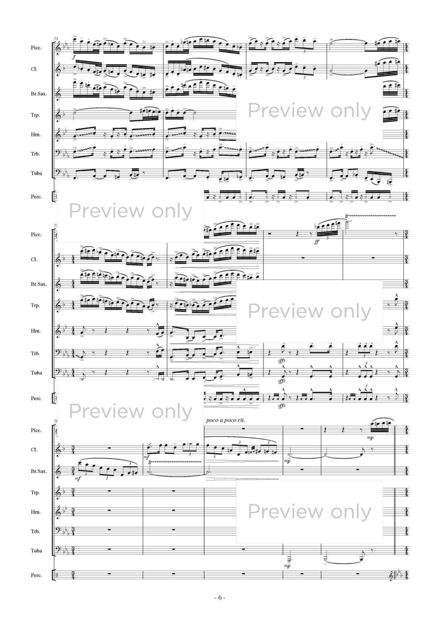 Haworthia - Wind & Percussion Octet Chamber Music scores gallery preview page 7