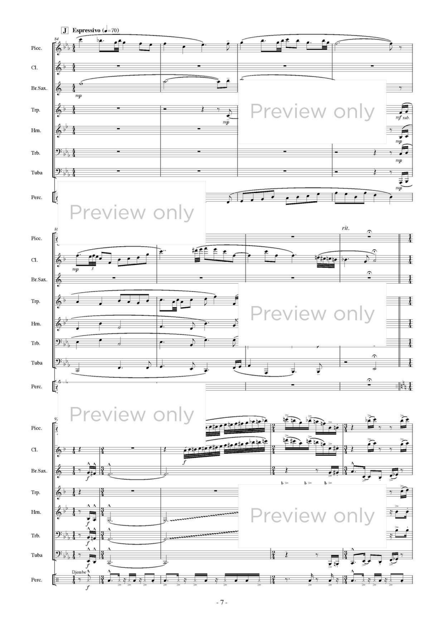 Haworthia - Wind & Percussion Octet Chamber Music scores gallery preview page 8