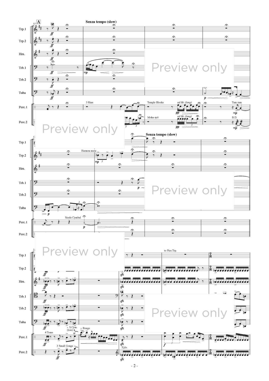 Mystic Brass - Brass & Percussion Octet Chamber Music scores gallery preview page 3