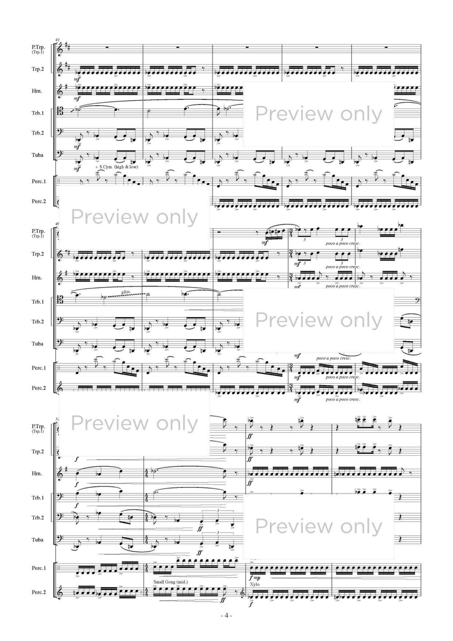 Mystic Brass - Brass & Percussion Octet Chamber Music scores gallery preview page 5