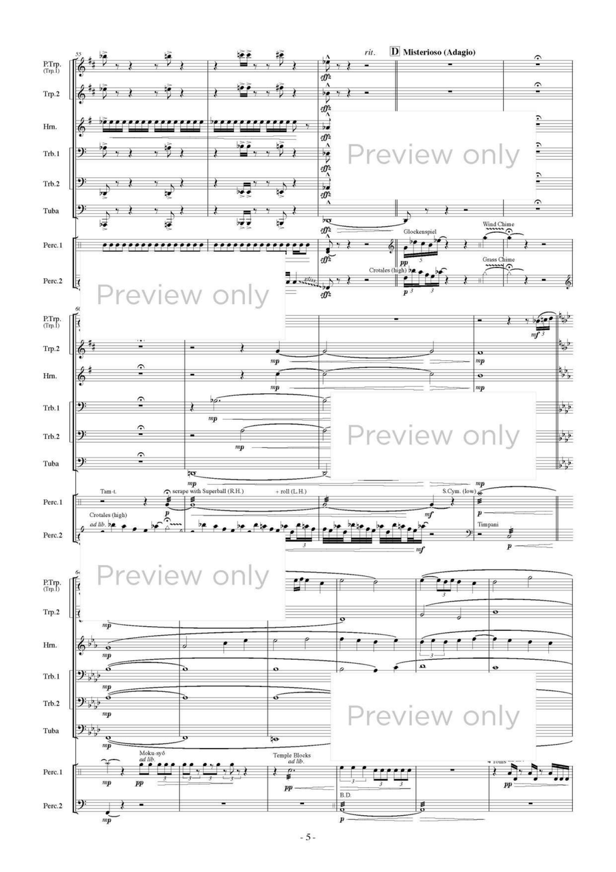 Mystic Brass - Brass & Percussion Octet Chamber Music scores gallery preview page 6