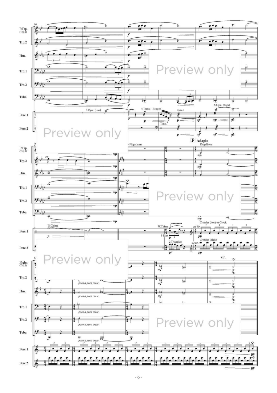 Mystic Brass - Brass & Percussion Octet Chamber Music scores gallery preview page 7