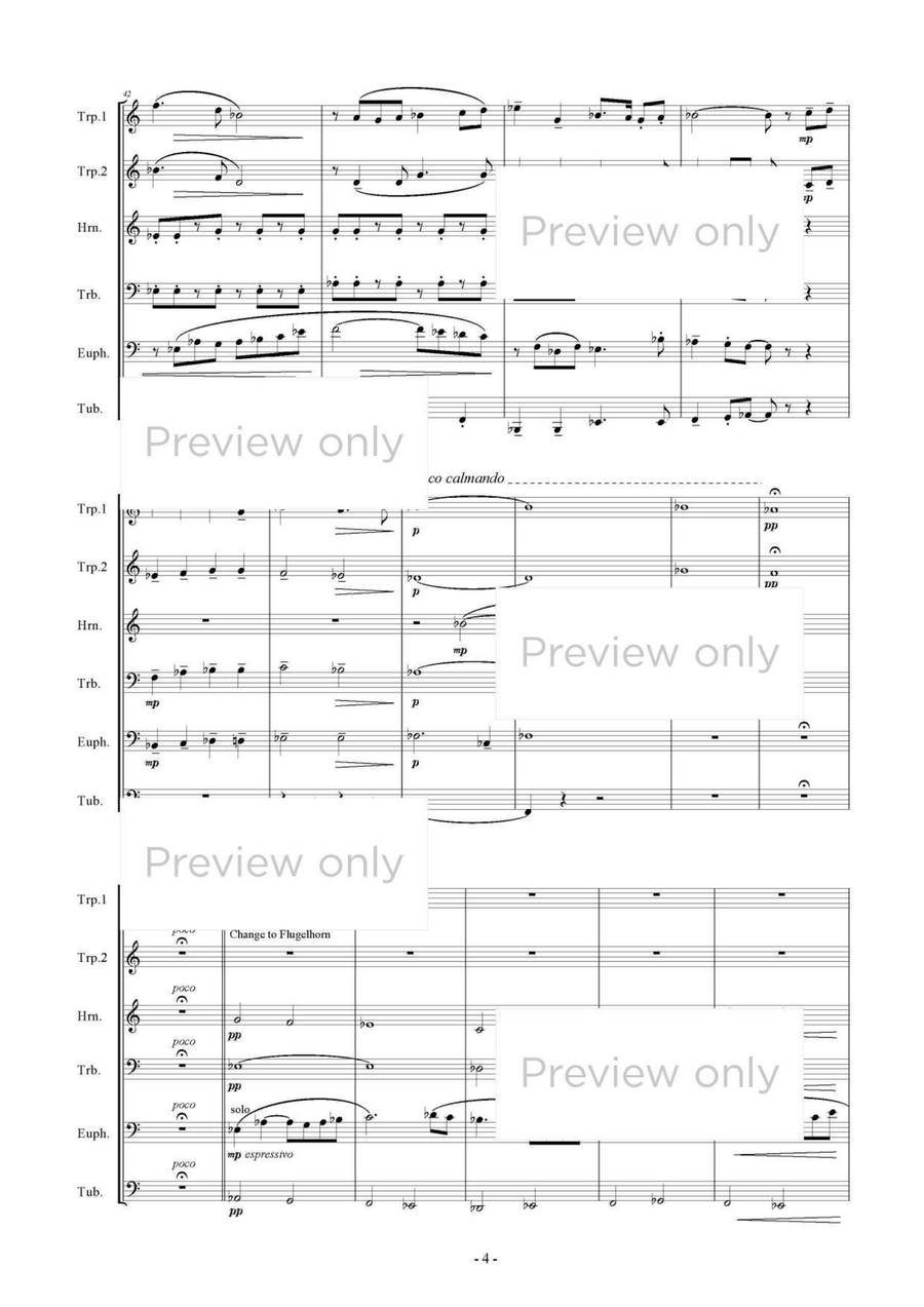 Summer Townscapes - Brass Sextet Chamber Music scores gallery preview page 5