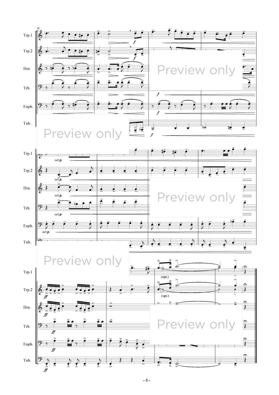 Summer Townscapes - Brass Sextet Chamber Music scores gallery preview page 9