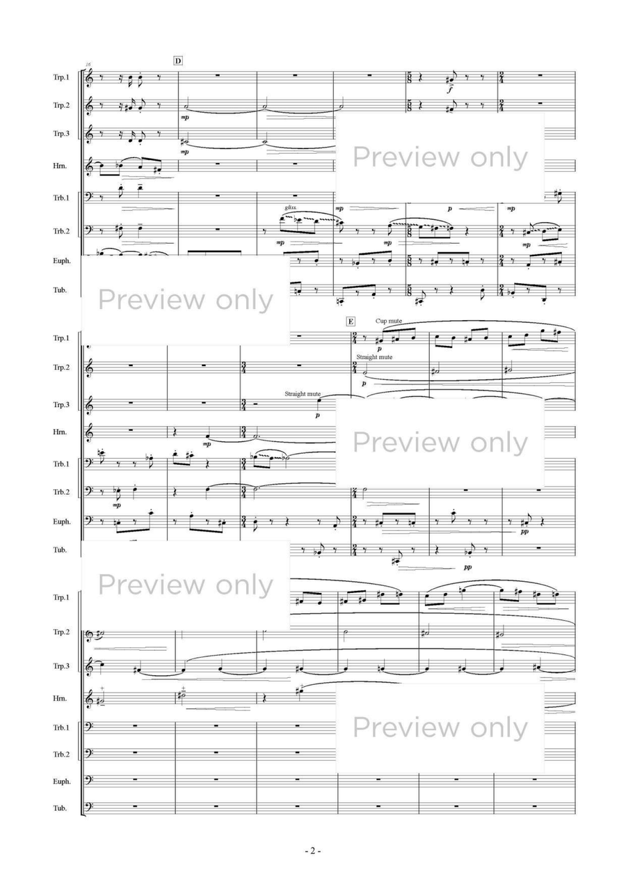 Amalgam - Brass Octet Amalgam - Brass Octet Euphonium scores gallery preview page 3