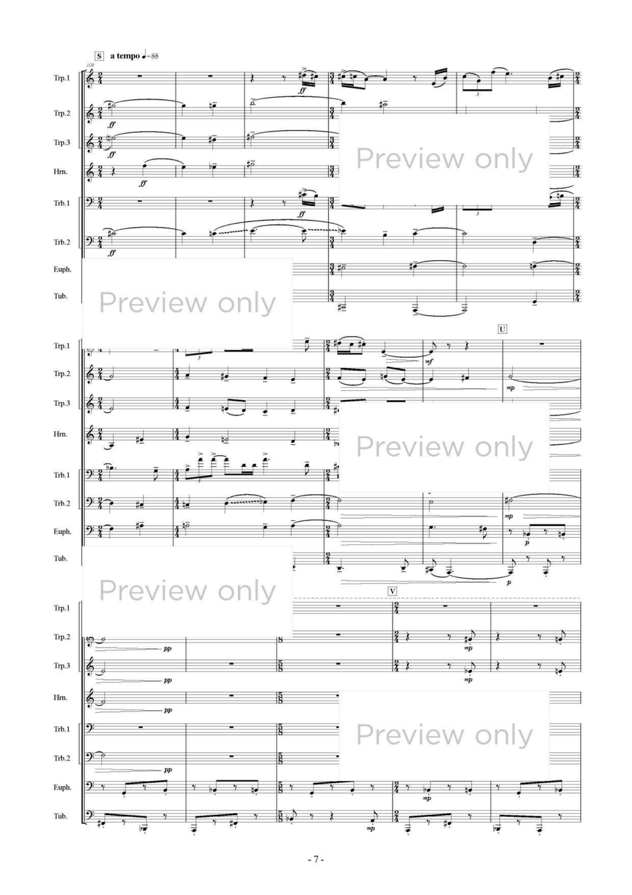Amalgam - Brass Octet Amalgam - Brass Octet Euphonium scores gallery preview page 8