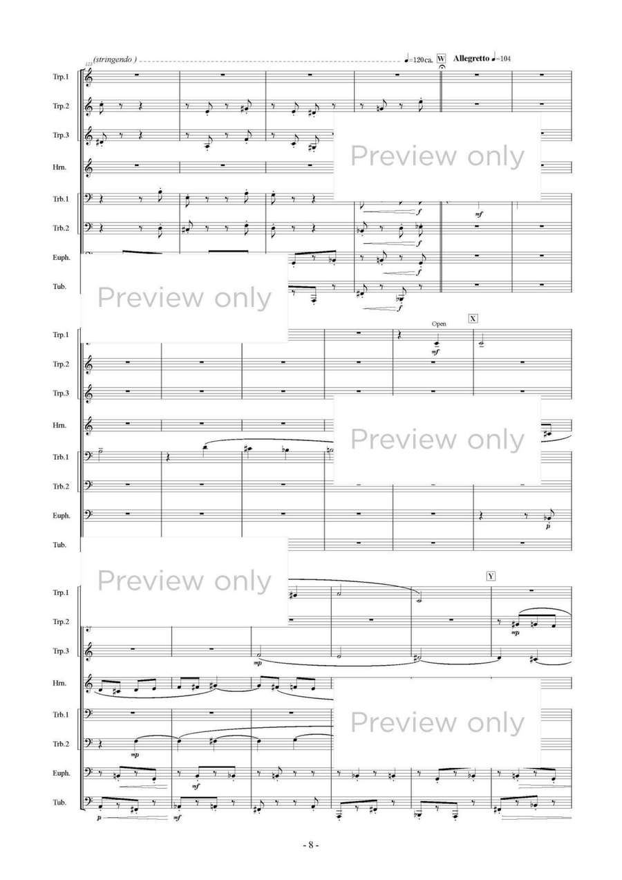 Amalgam - Brass Octet Amalgam - Brass Octet Euphonium scores gallery preview page 9