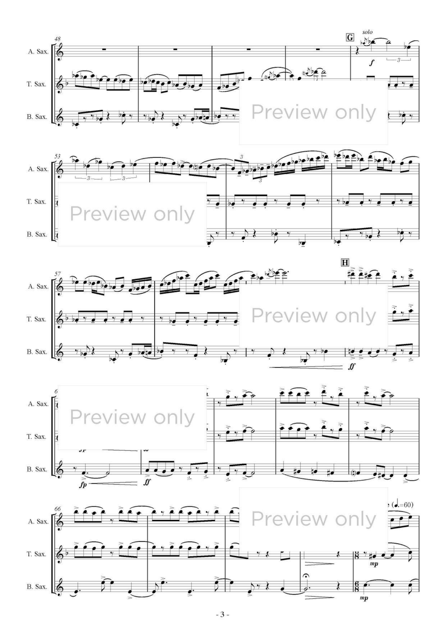 Musashino Fantasia - Saxophone Trio Woodwind Trio - Sheet Music page 4
