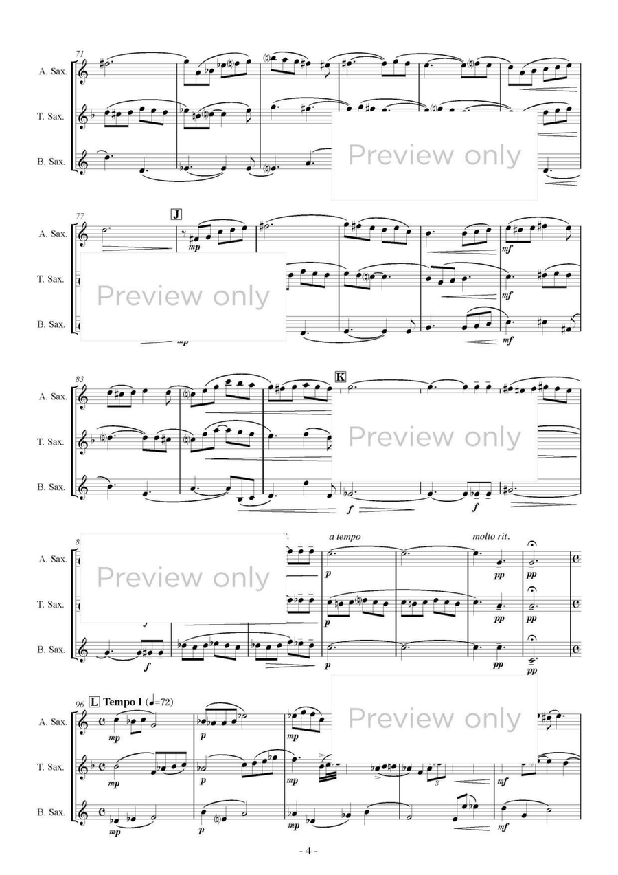 Musashino Fantasia - Saxophone Trio Woodwind Trio - Sheet Music page 5