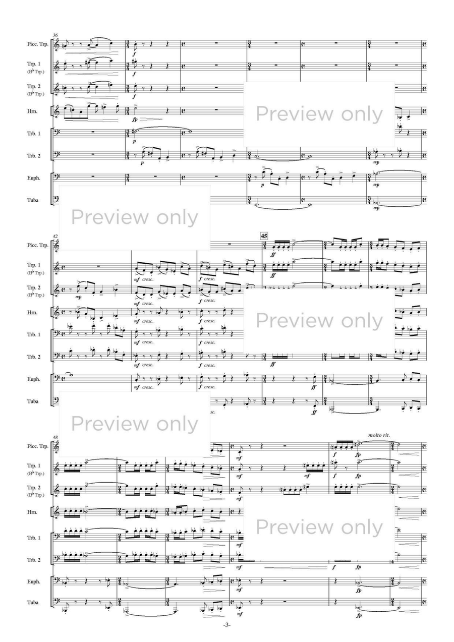 Metropolitan - Brass Octet Euphonium scores gallery preview page 4