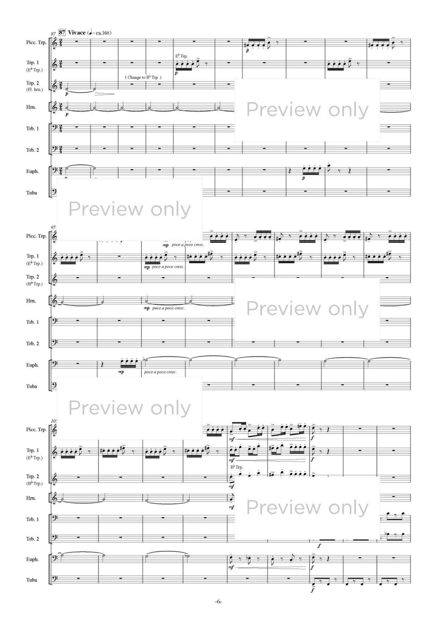 Metropolitan - Brass Octet Euphonium scores gallery preview page 7