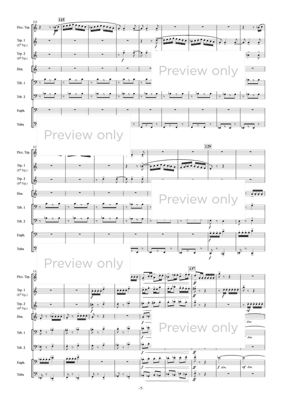 Metropolitan - Brass Octet Euphonium scores gallery preview page 8