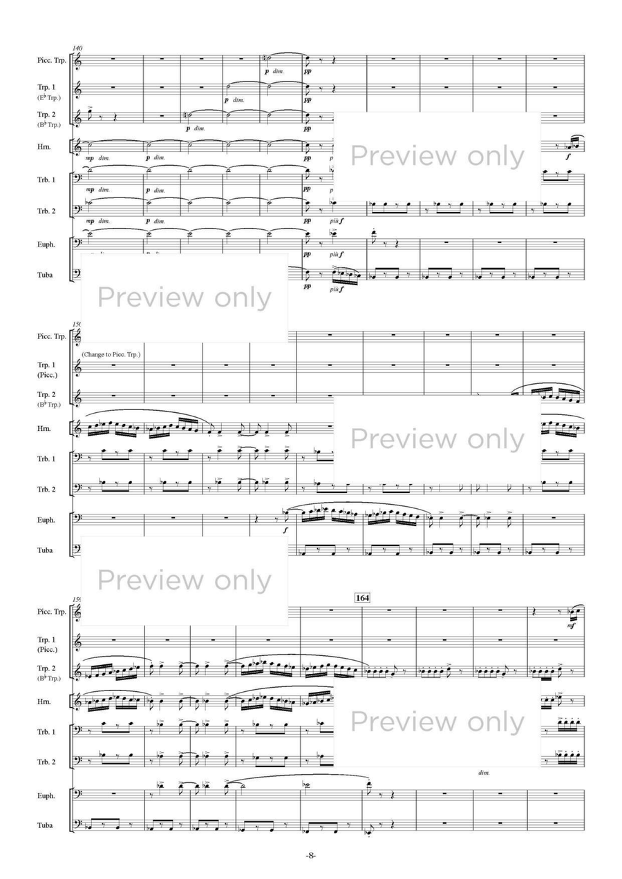 Metropolitan - Brass Octet Euphonium scores gallery preview page 9