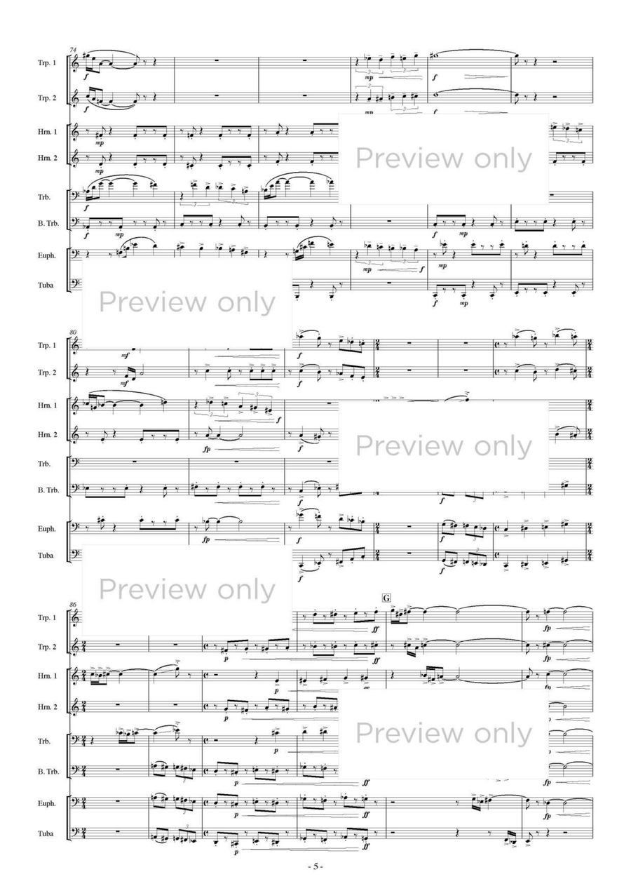 Logos - Brass Octet Euphonium scores gallery preview page 6