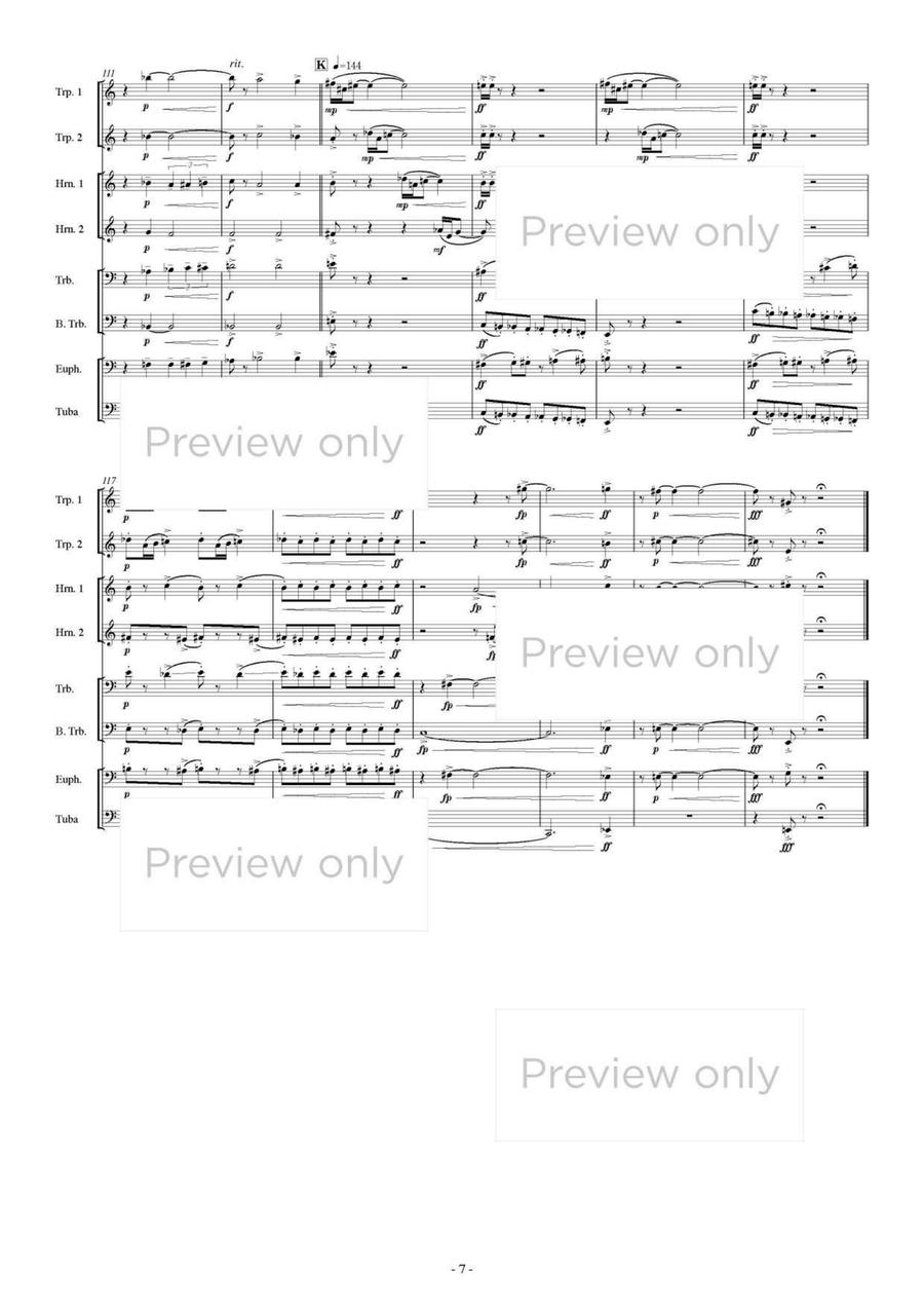 Logos - Brass Octet Euphonium scores gallery preview page 8