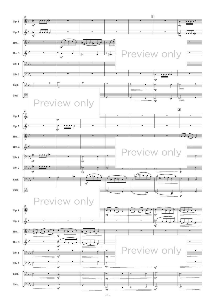 Fanfare - Brass Octet Fanfare - Brass Octet Euphonium scores gallery preview page 7
