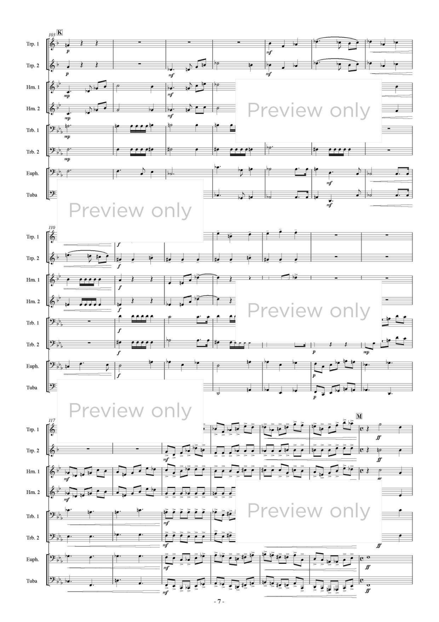 Fanfare - Brass Octet Fanfare - Brass Octet Euphonium scores gallery preview page 8