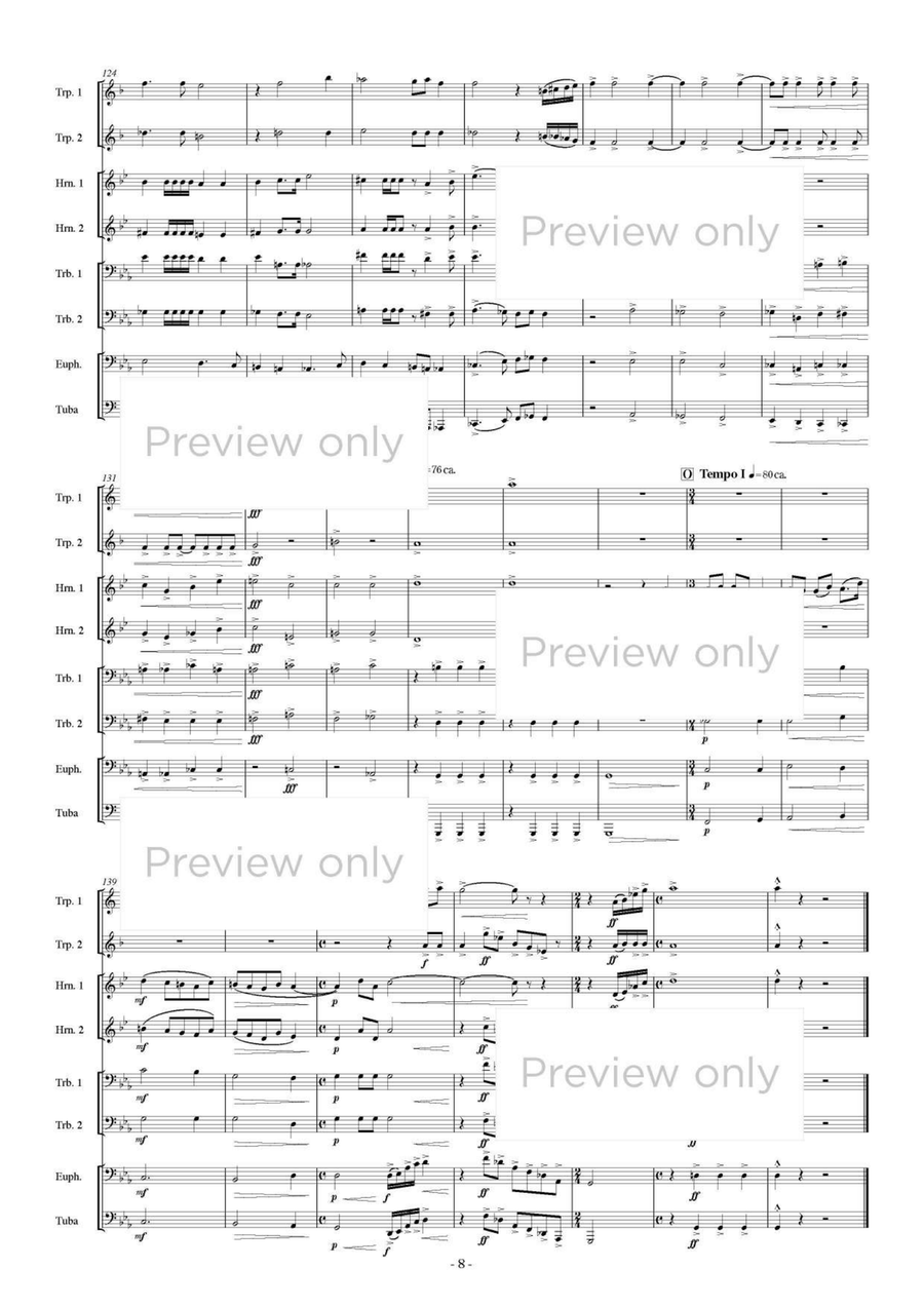Fanfare - Brass Octet Fanfare - Brass Octet Euphonium scores gallery preview page 9