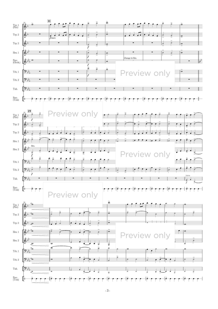 Terpsichore Dance Suite - Brass Octet Flugelhorn scores gallery preview page 4