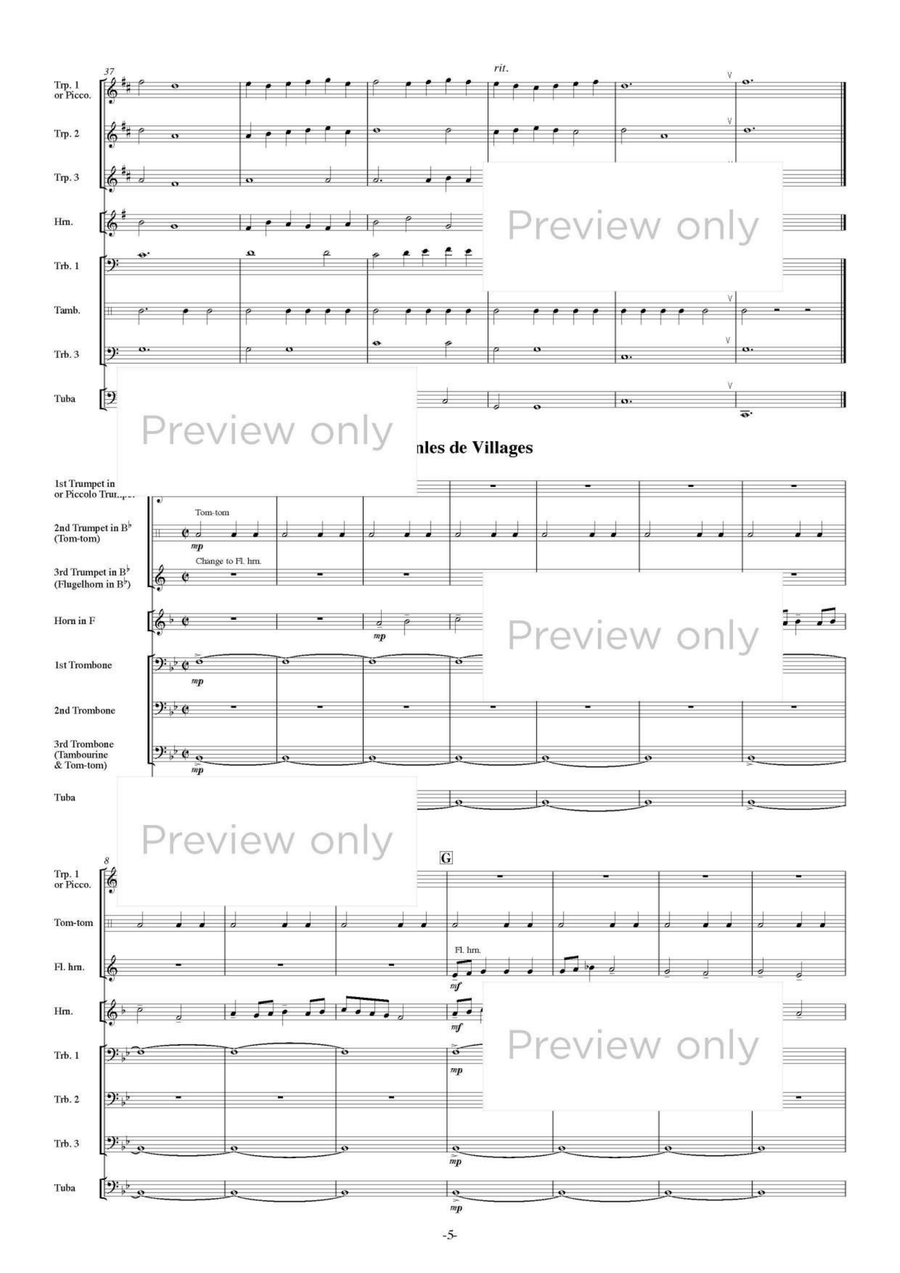 Terpsichore Dance Suite II - Brass Octet Flugelhorn scores gallery preview page 6