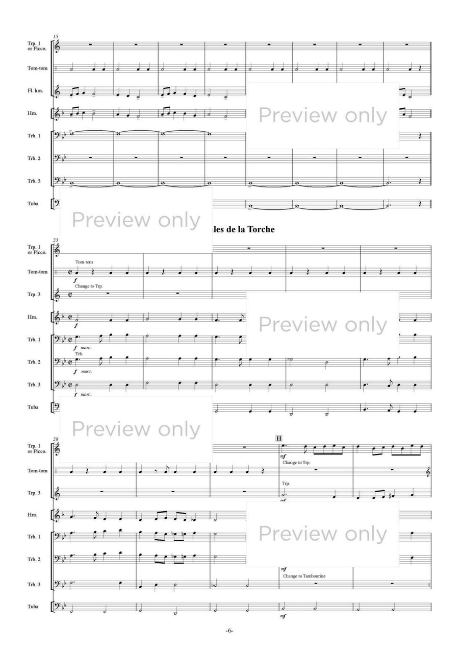 Terpsichore Dance Suite II - Brass Octet Flugelhorn scores gallery preview page 7